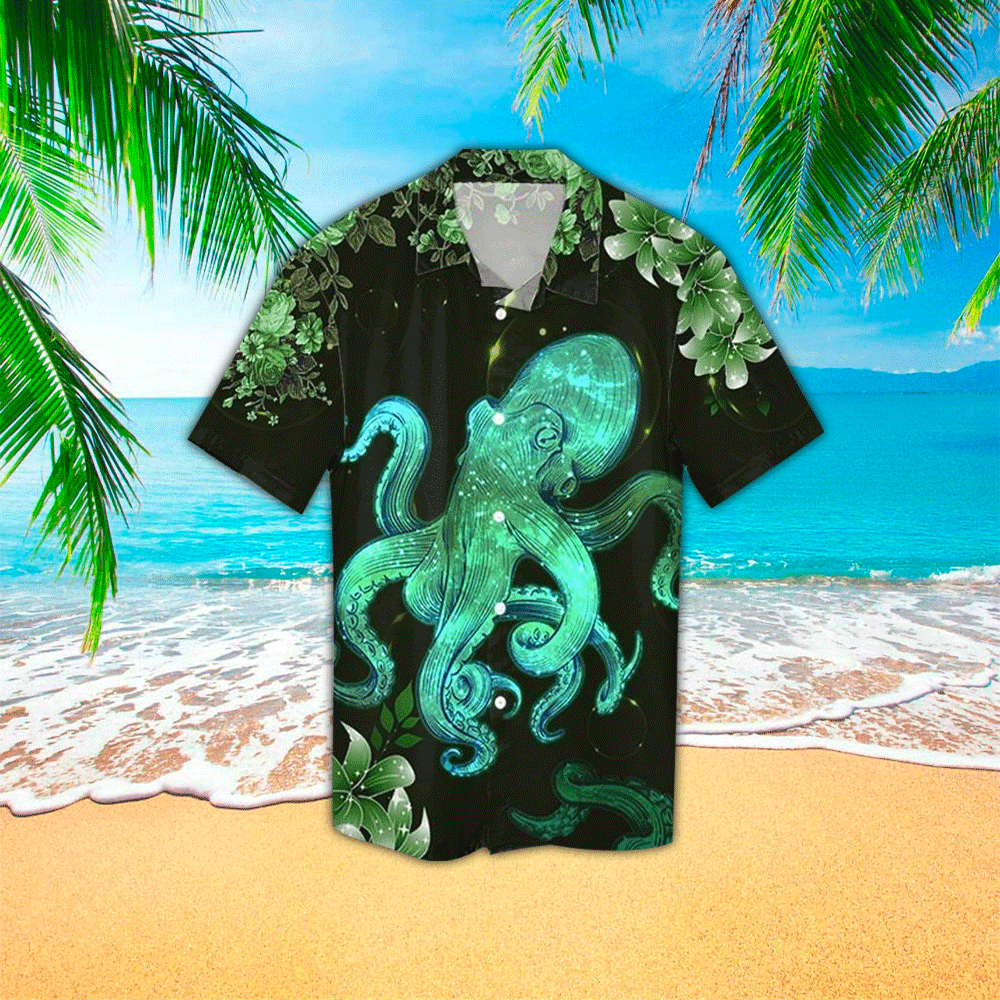 Octopus Shirt Octopus Hawaiian Shirt For Octopus Lovers Shirt for Men and Women