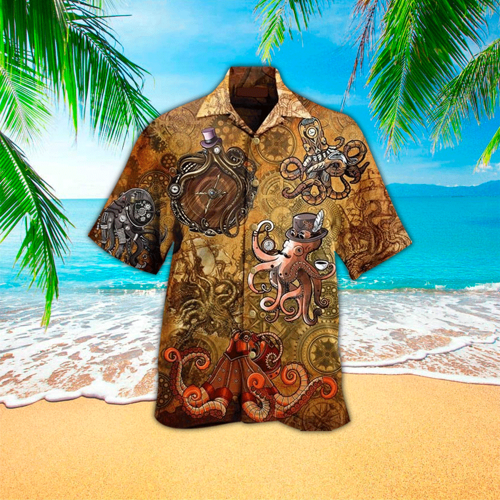 Octopus Shirt Octopus Hawaiian Shirt For Octopus Lovers Shirt for Men and Women