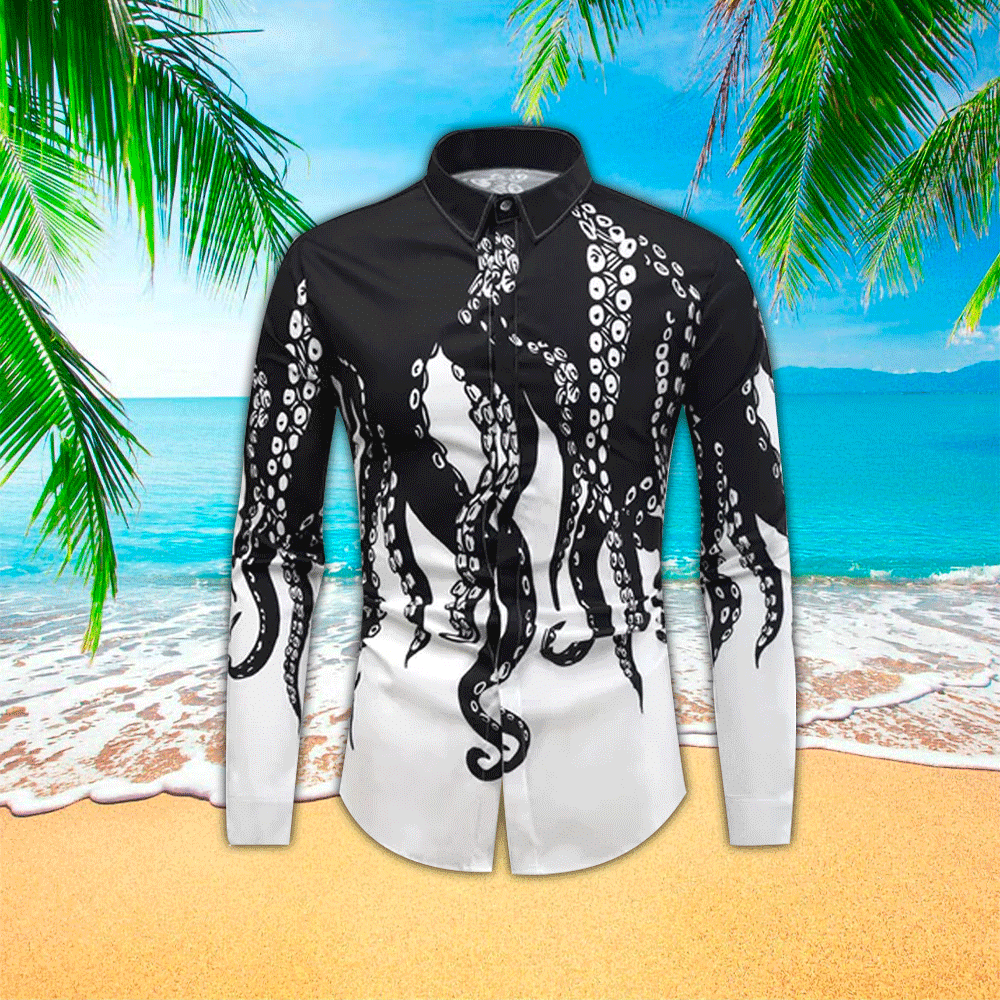 Octopus Shirt Octopus Hawaiian Shirt For Octopus Lovers Shirt for Men and Women