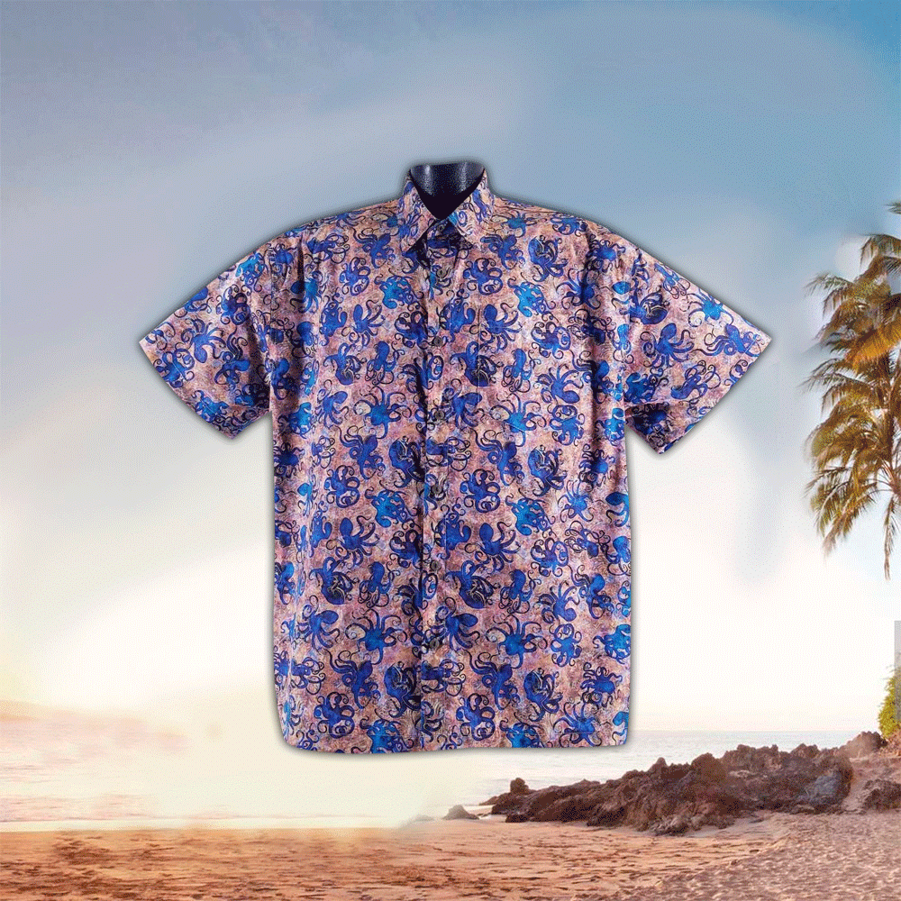 Octopus Shirt Octopus Hawaiian Shirt For Octopus Lovers Shirt for Men and Women