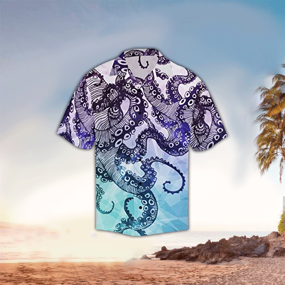 Octopus Shirt Octopus Hawaiian Shirt For Octopus Lovers Shirt for Men and Women