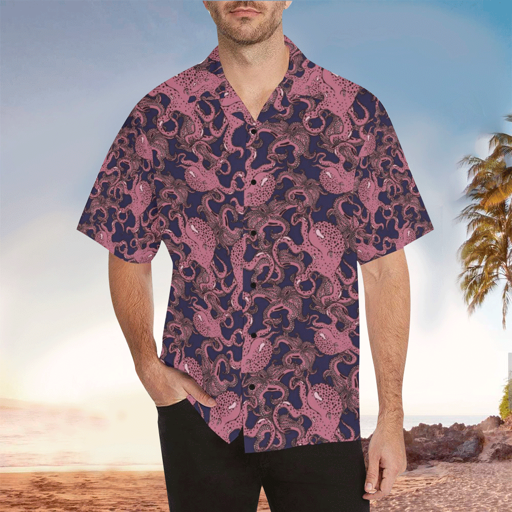 Octopus Shirt Octopus Hawaiian Shirt For Octopus Lovers Shirt for Men and Women