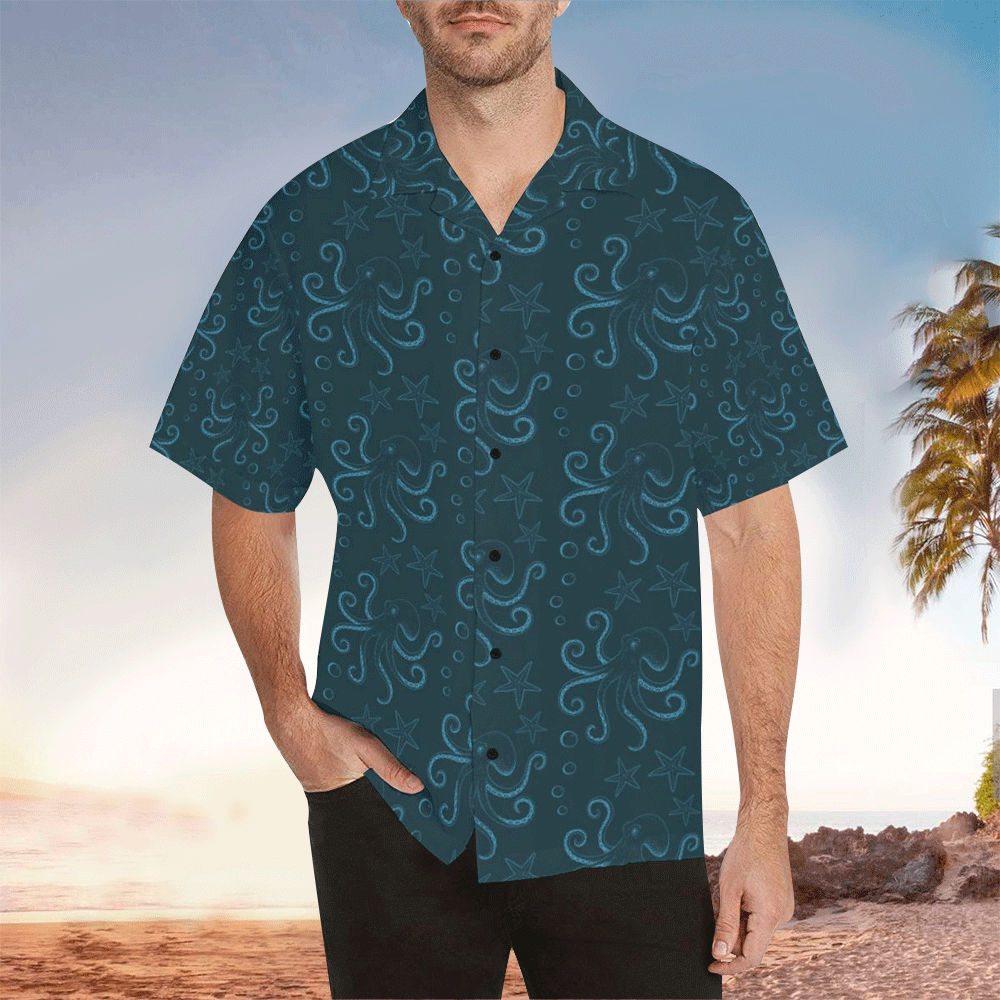 Octopus Shirt Octopus Hawaiian Shirt For Octopus Lovers Shirt for Men and Women