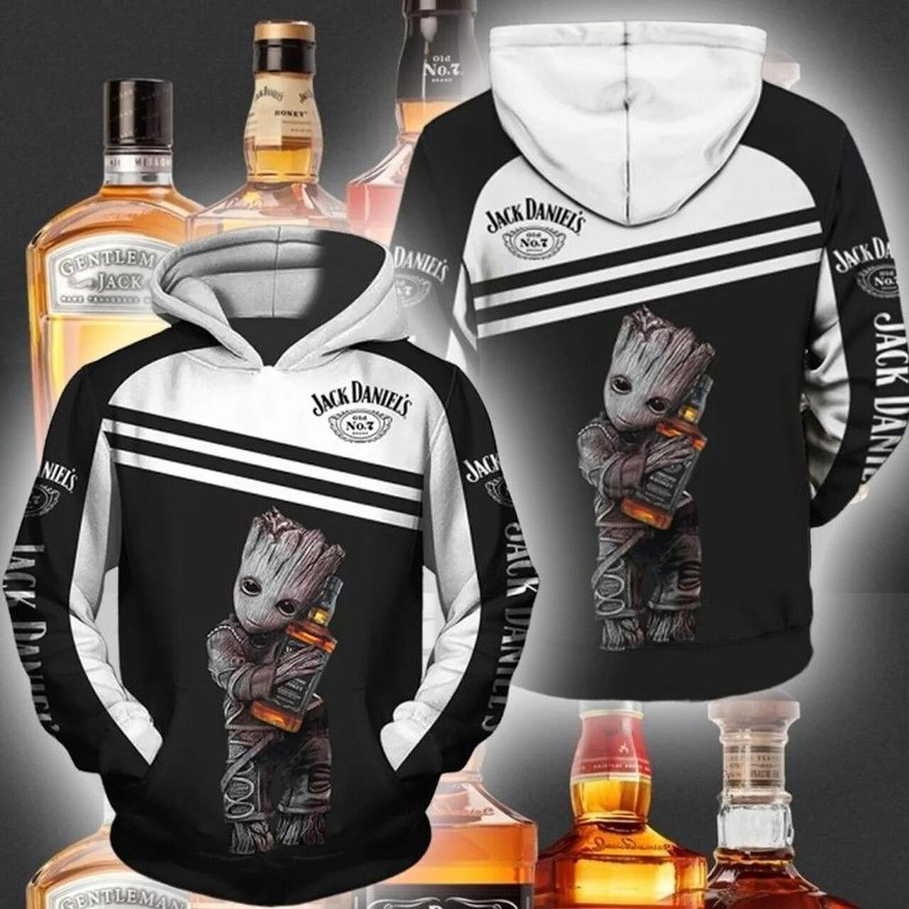 Official Jack Daniels Pullover Hoodies Custom 3d Graphic Printed 3d Hoodie All Over Print Hoodie For Men For Women