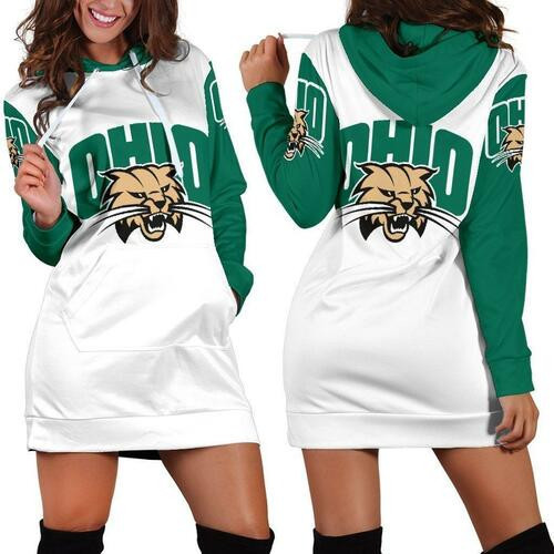 Ohio Bobcats Hoodie Dress Sweater Dress Sweatshirt Dress 3d All Over Print For Women Hoodie