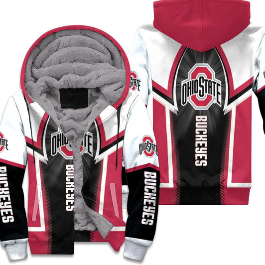 Ohio State Buckeyes Fan 3D Fleece Hoodie