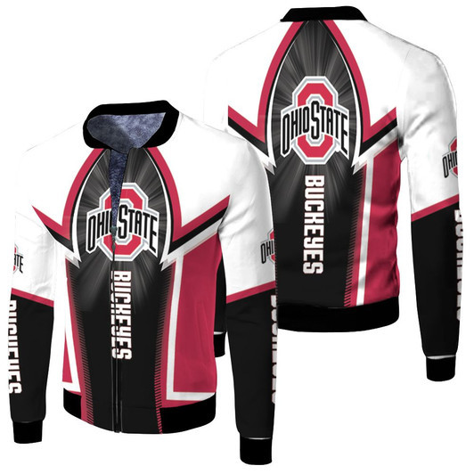 Ohio State Buckeyes Fan Fleece Bomber Jacket