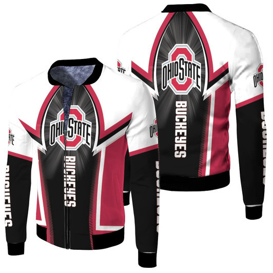 Ohio State Buckeyes Fan Fleece Bomber Jacket