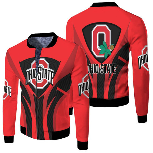 Ohio State Buckeyes Fleece Bomber Jacket