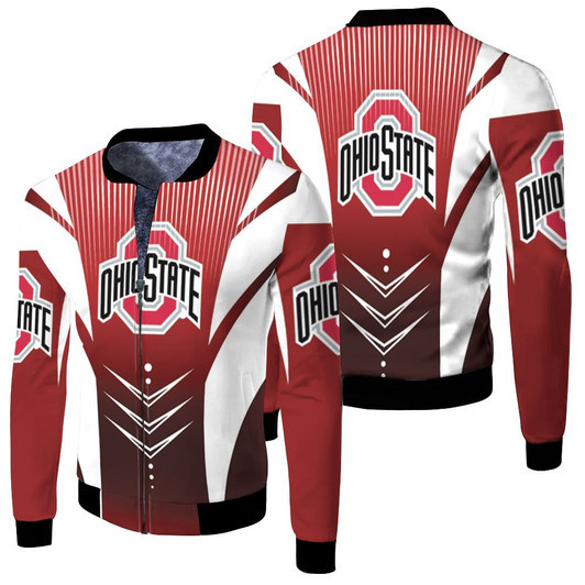 Ohio State Buckeyes For Fan Fleece Bomber Jacket