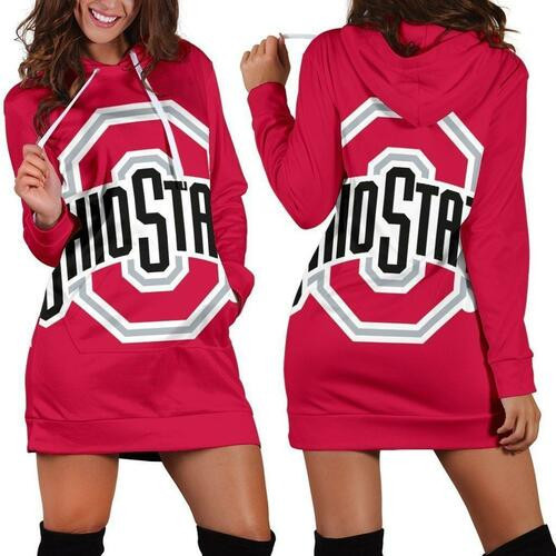 Ohio State Buckeyes Hoodie Dress Sweater Dress Sweatshirt Dress 3d All Over Print For Women Hoodie