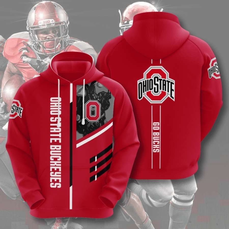 Ohio State Buckeyes No1530 Custom Hoodie 3D All Over Print