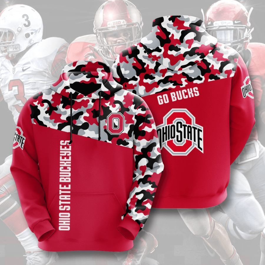 Ohio State Buckeyes No1532 Custom Hoodie 3D All Over Print