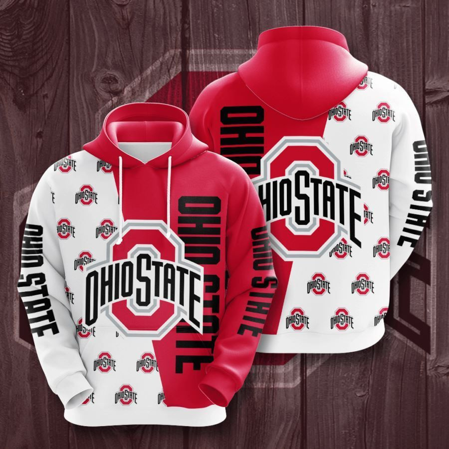 Ohio State Buckeyes No1535 Custom Hoodie 3D All Over Print