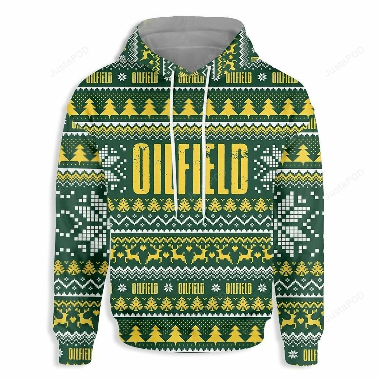 Oilfield Happy Christmas 3d All Over Print Hoodie