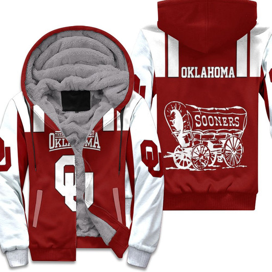 Oklahoma Sooners Fan 3D Fleece Hoodie