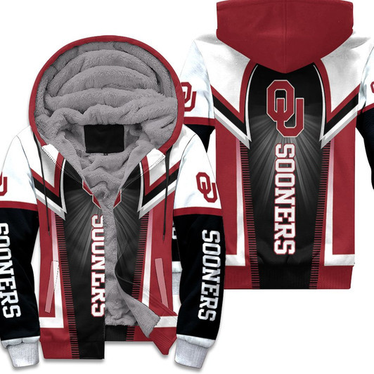 Oklahoma Sooners Fan 3D Fleece Hoodie