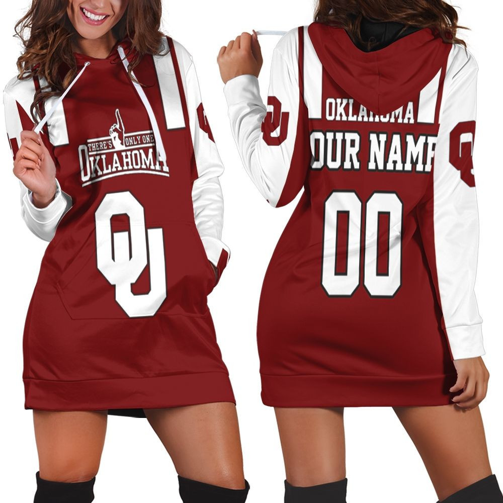 Oklahoma Sooners Fans Personalized Hoodie Dress Sweater Dress Sweatshirt Dress