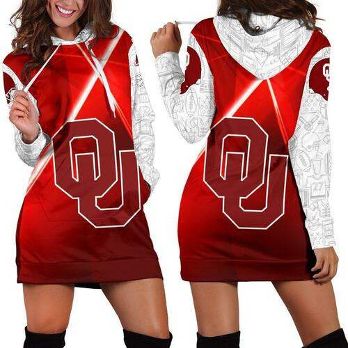 Oklahoma Sooners Hoodie Dress Sweater Dress Sweatshirt Dress 3d All Over Print For Women Hoodie