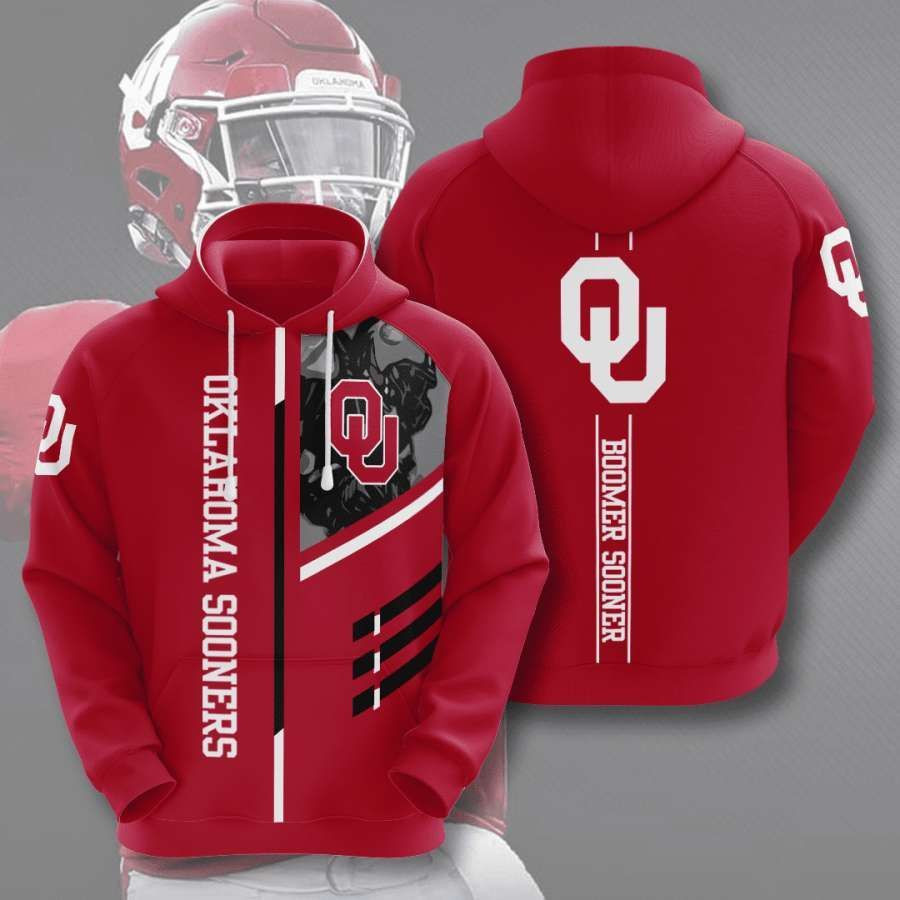 Oklahoma Sooners No1541 Custom Hoodie 3D All Over Print