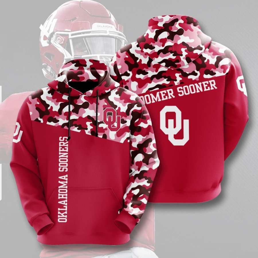 Oklahoma Sooners No1542 Custom Hoodie 3D All Over Print