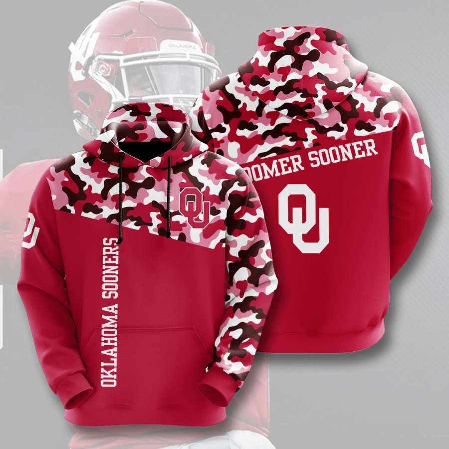 Oklahoma Sooners No1542 Custom Hoodie 3D