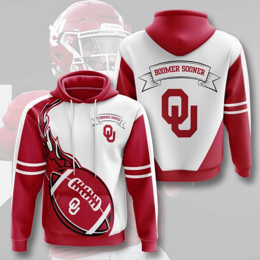 Oklahoma Sooners No1543 Custom Hoodie 3D All Over Print