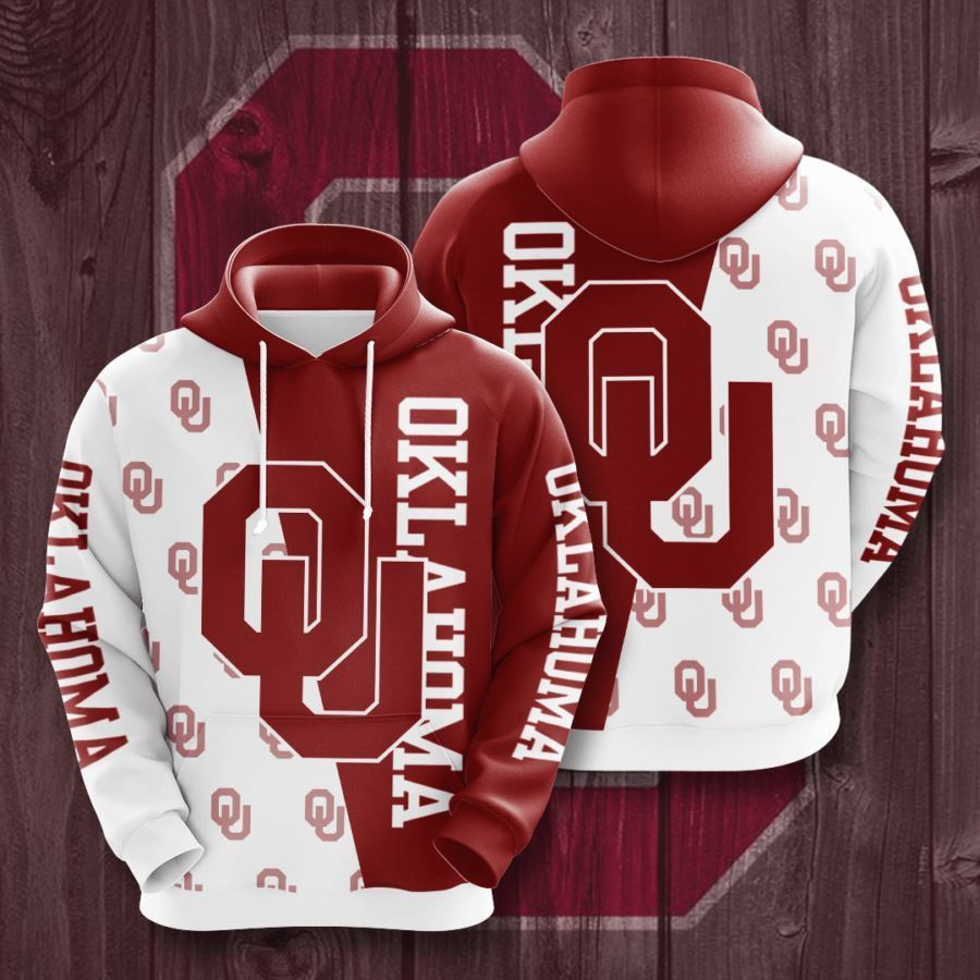 Oklahoma Sooners No1545 Custom Hoodie 3D All Over Print