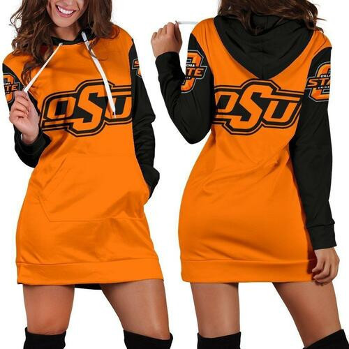 Oklahoma State Cowboys Hoodie Dress Sweater Dress Sweatshirt Dress 3d All Over Print For Women Hoodie