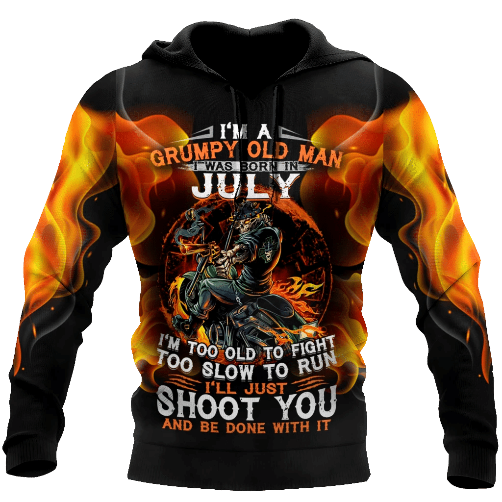 Old Man With A Gun 3D All Over Print | Hoodie | For Men & Women | Fu