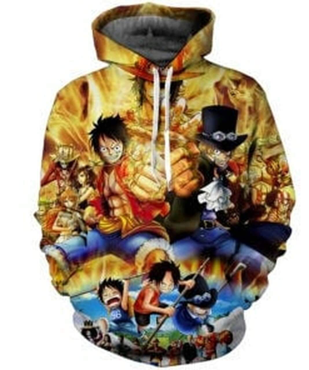 One Piece 3d All Over Print Hoodie