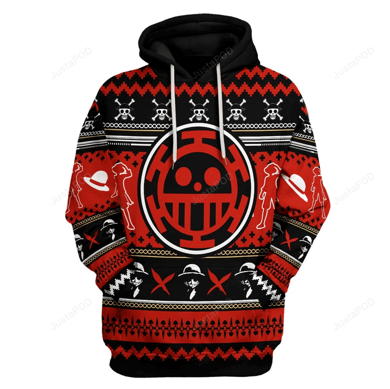 One Piece 3d All Over Print Hoodie