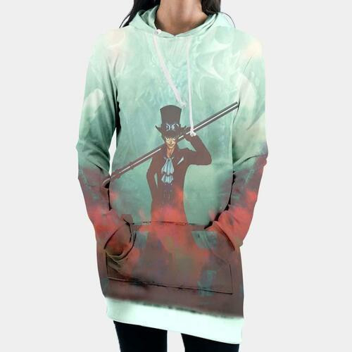 One Piece Hooded Dress Sabo 3d Hoodie Dress Sweater Dress Sweatshirt Dress Hoodie