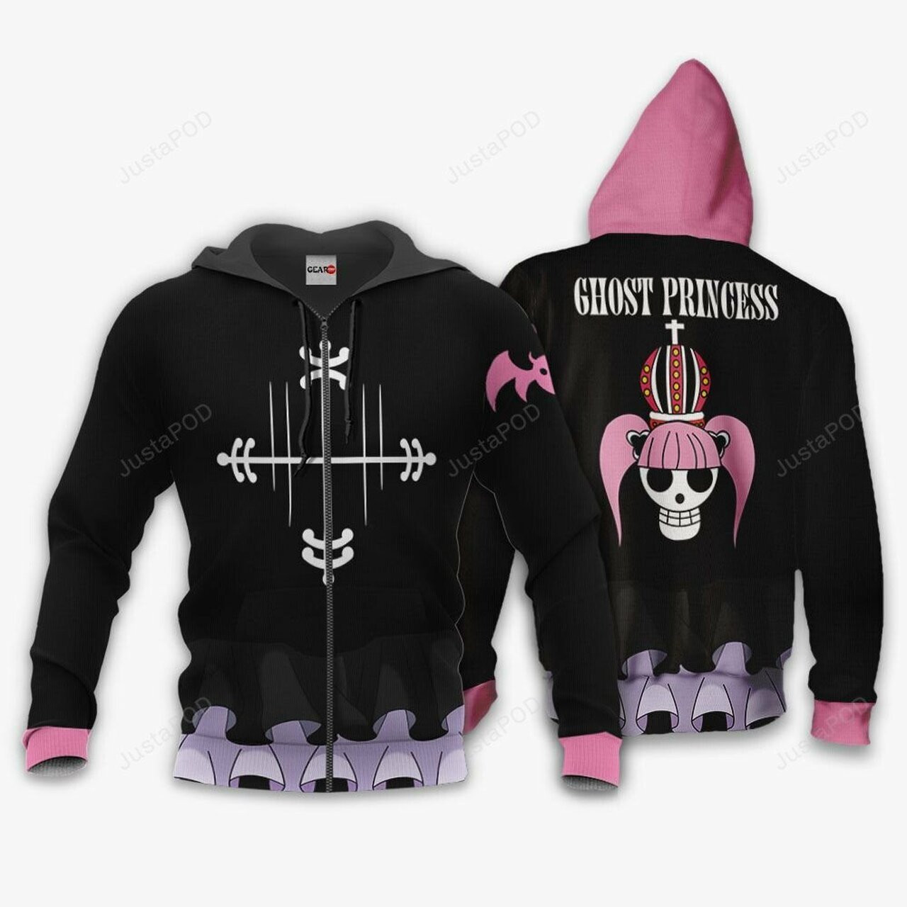 One Piece Perona 3d All Over Print Hoodie