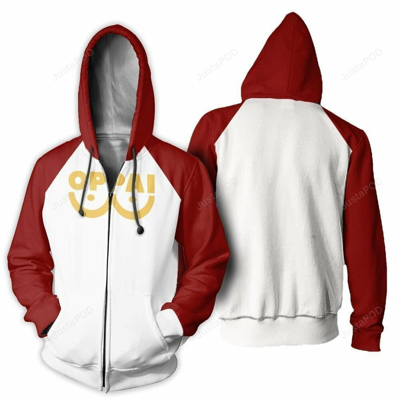 Oppai Saitama One Punch Man Anime 3d All Over Print Hoodie