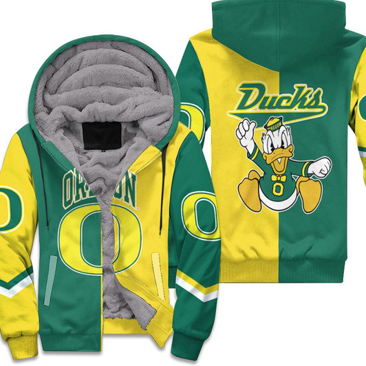 Oregon Ducks Fan 3D Fleece Hoodie