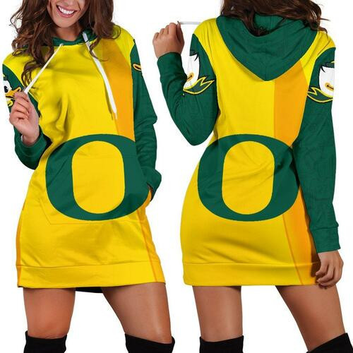 Oregon Ducks Hoodie Dress Sweater Dress Sweatshirt Dress 3d All Over Print For Women Hoodie