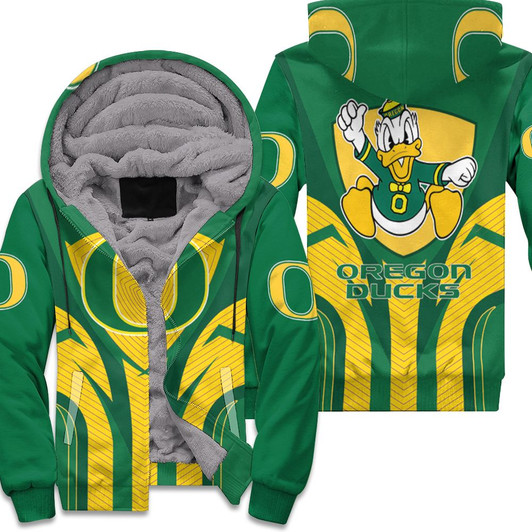 Oregon Ducks Mascot Ncaa 3D Fleece Hoodie