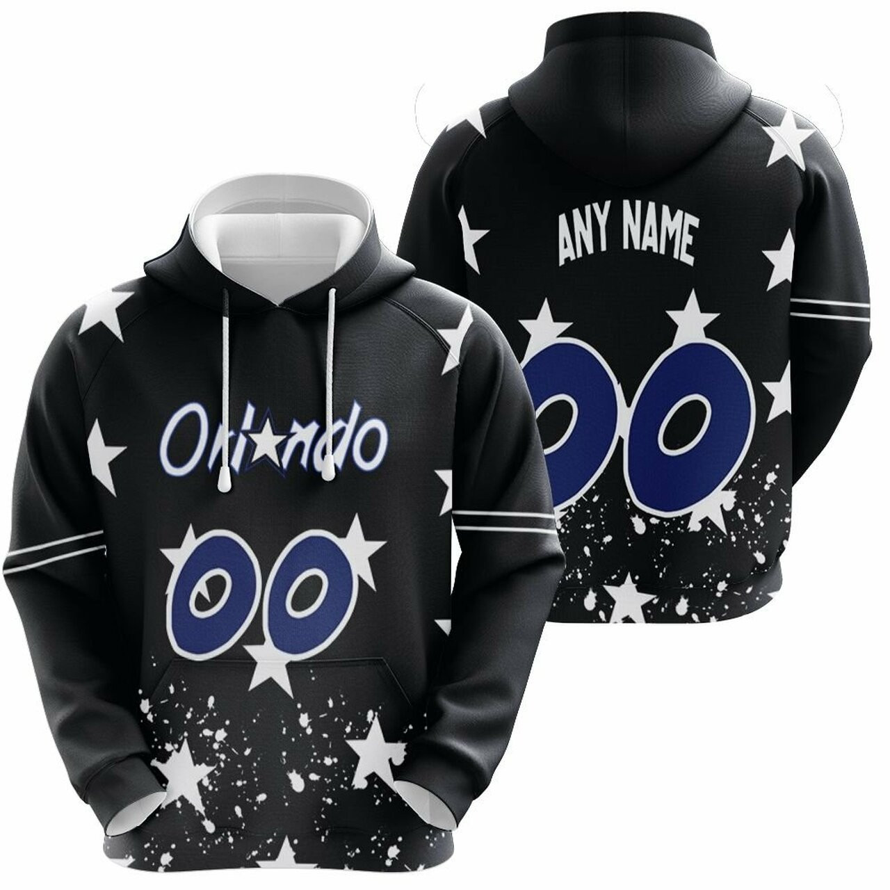 Orlando Magic Nba Basketball Team Logo Classic Black Jersey Style Custom Gift For Orlando Fans Hoodie