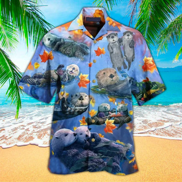 Otter Aloha Shirt Perfect Hawaiian Shirt For Otter Lover Shirt For Men and Women