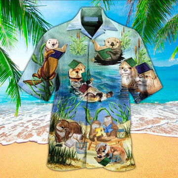 Otter Apparel Otter Button Up Shirt For Men and Women