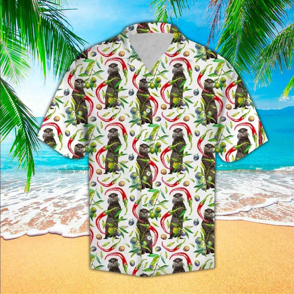 Otter Hawaiian Shirt Perfect Gift Ideas For Otter Lover Shirt For Men and Women