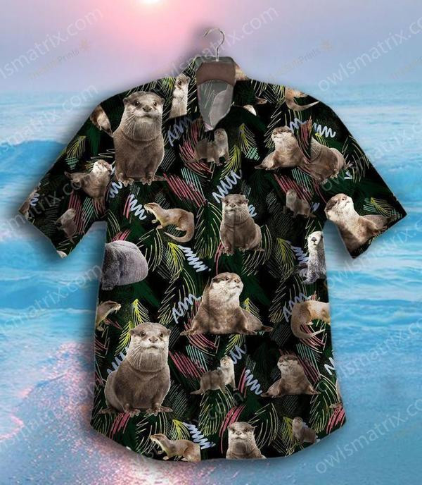 Otter Love Animals Life Style Limited Edition - Hawaiian Shirt 1 - Hawaiian Shirt For Men
