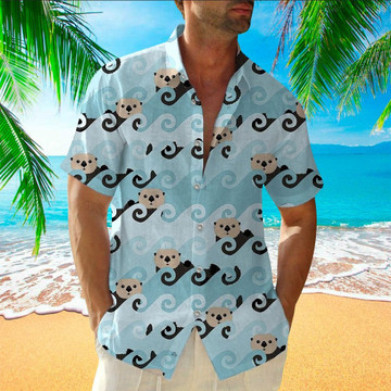 Otter Shirt Otter Hawaiian Shirt For Otter Lovers Shirt For Men and Women