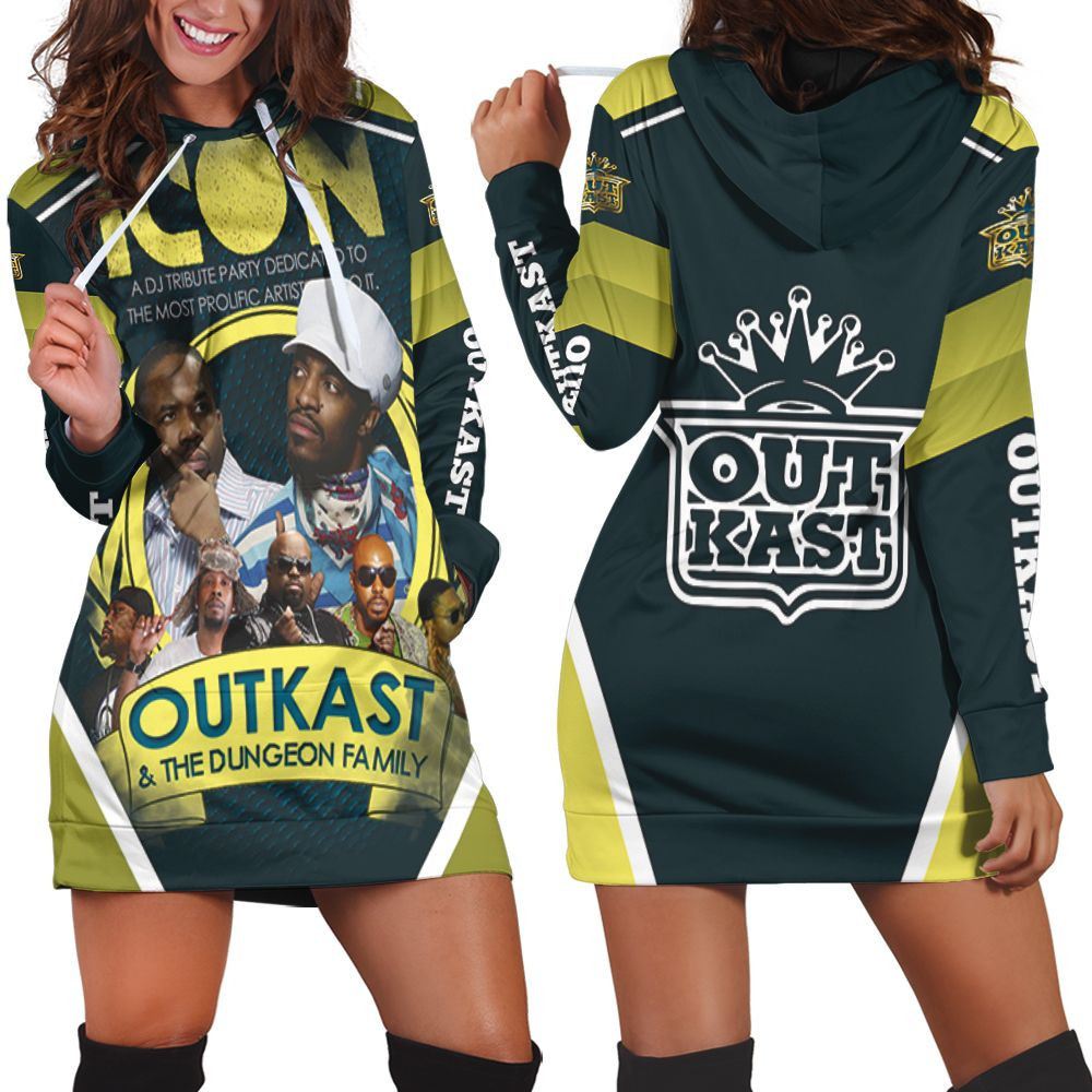 Outkast And Dungeon Icon Family Show Hoodie Dress Sweater Dress Sweatshirt Dress