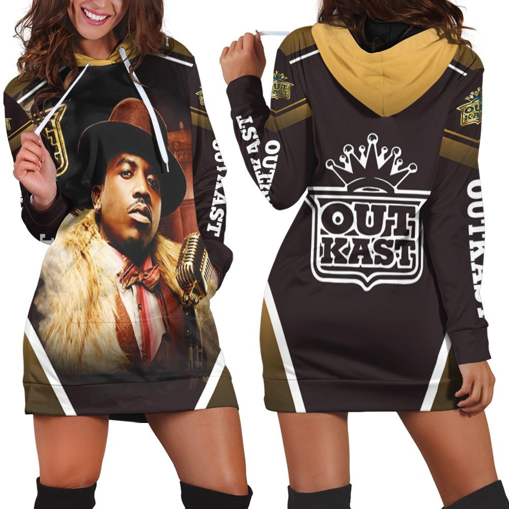 Outkast Big Boy Idlewild Hoodie Dress Sweater Dress Sweatshirt Dress