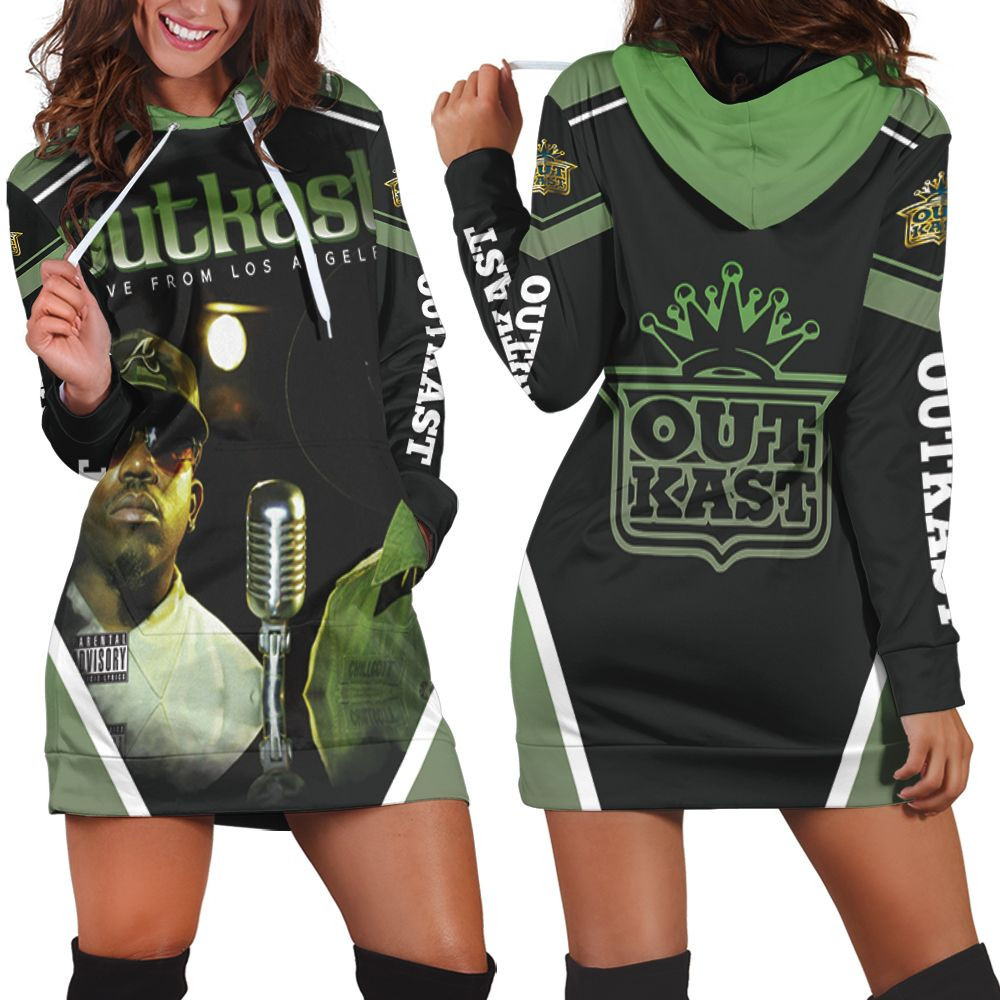 Outkast Live From Los Angeles Hoodie Dress Sweater Dress Sweatshirt Dress