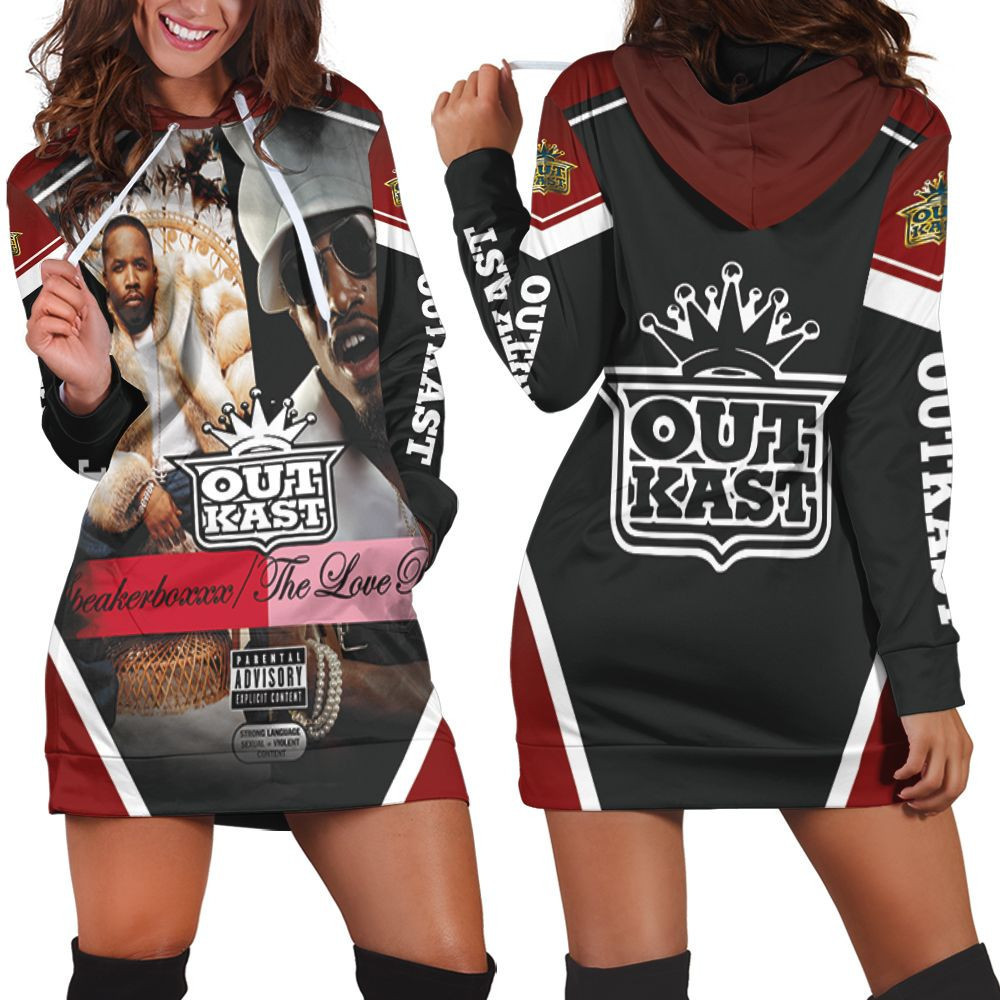 Outkast Speakerboxxx The Love Below Hoodie Dress Sweater Dress Sweatshirt Dress