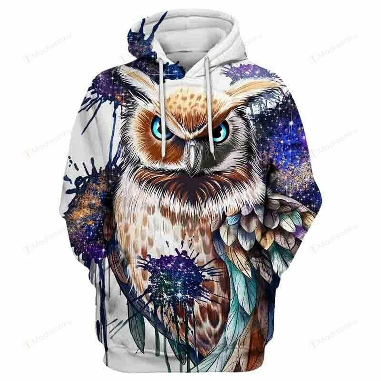 Owl 3d All Over Print Hoodie