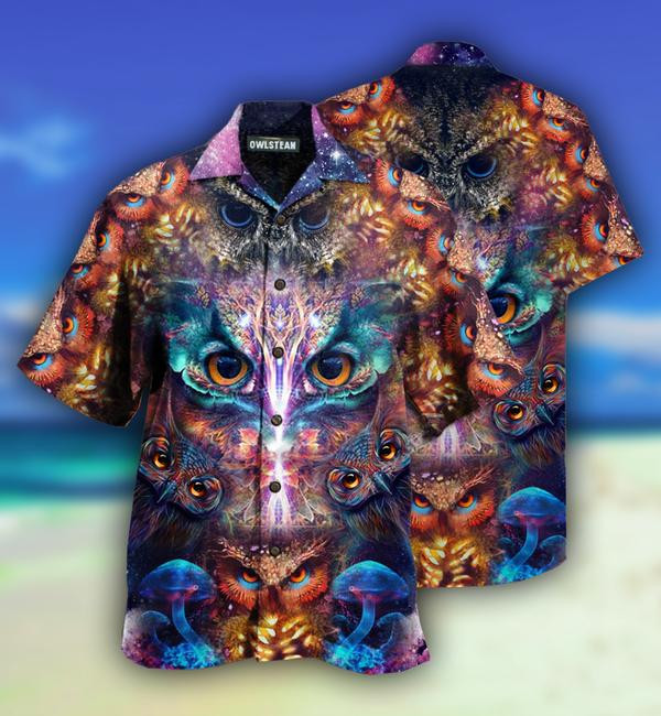 Owl Awesome Eyes Limited Edition - Hawaiian Shirt - Hawaiian Shirt For Men